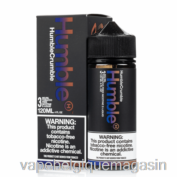 Vape Belgique Humble Crumble - Humble Juice Co. - 120 Ml 6 Mg